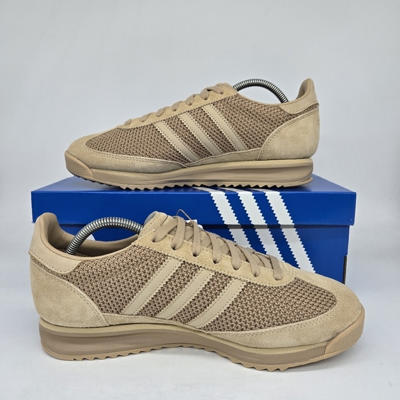 New adidas SL 72 RS \'Warm Sandstone Magic Beige\' Men\'s Shoes Size 12